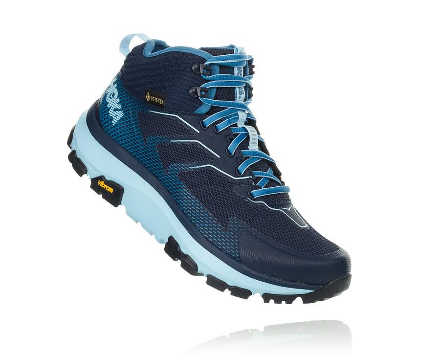 Hoka One One Toa Gore-Tex Vandringsskor Dam - Blå - FVSAY-8720